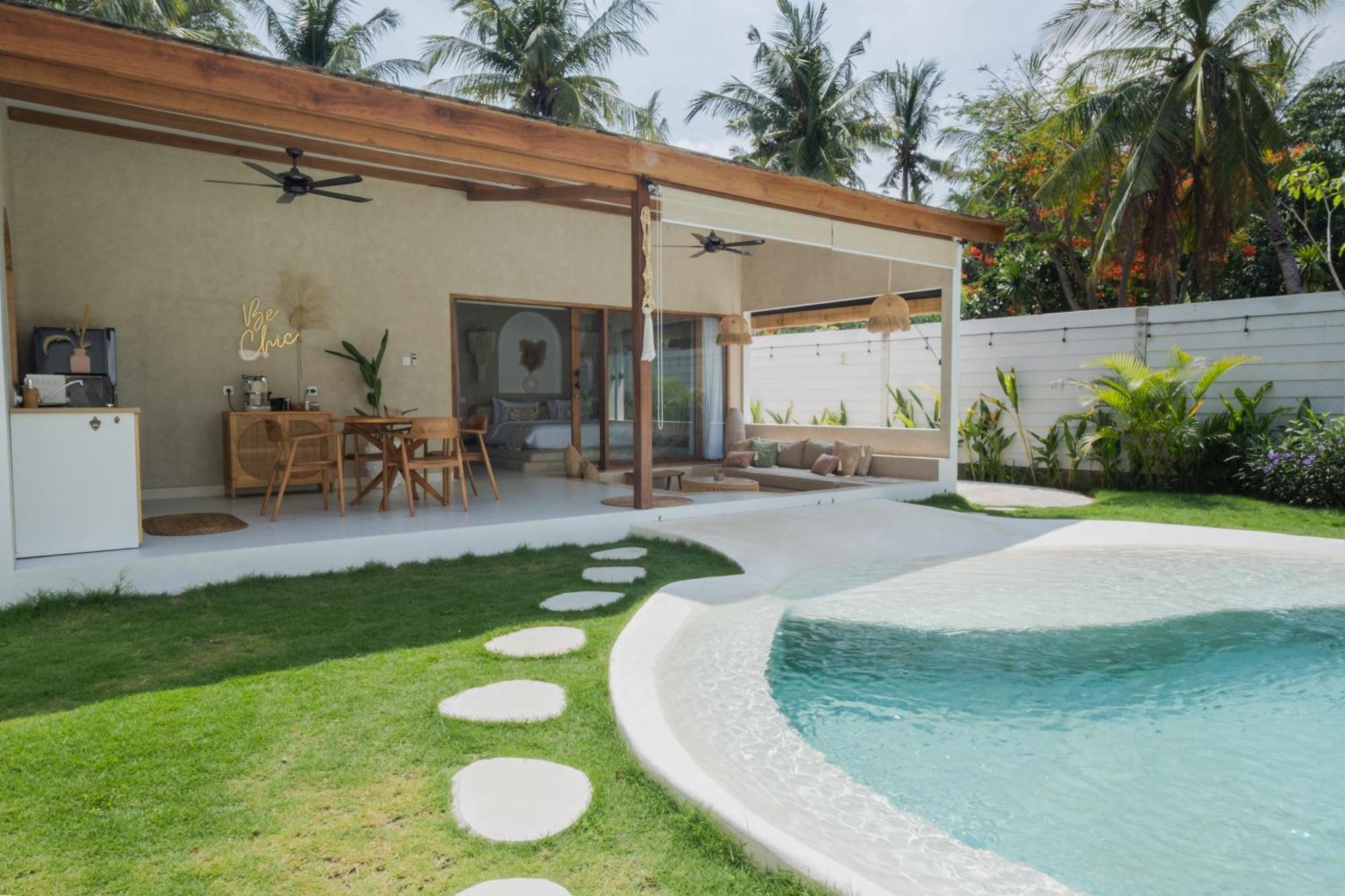 Gili Boho Villas - Aesthetic Private Pool Villas Gili Trawangan Exteriér fotografie